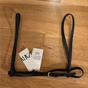 Zara Black Belt with Silver Buckle